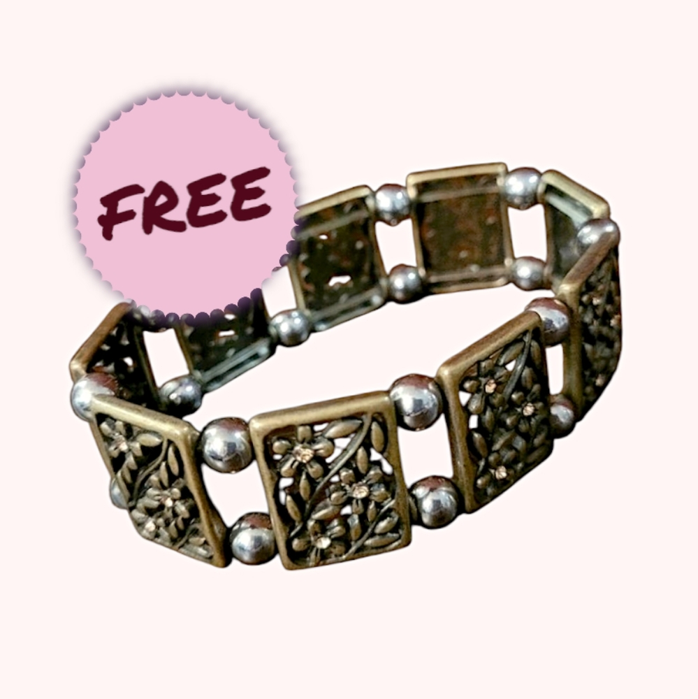 💕 FREE ADD-ON | Stretchy Floral Bracelet